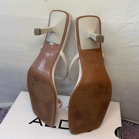 Zara kitten heel mules / sandals - Picture 7 of 7